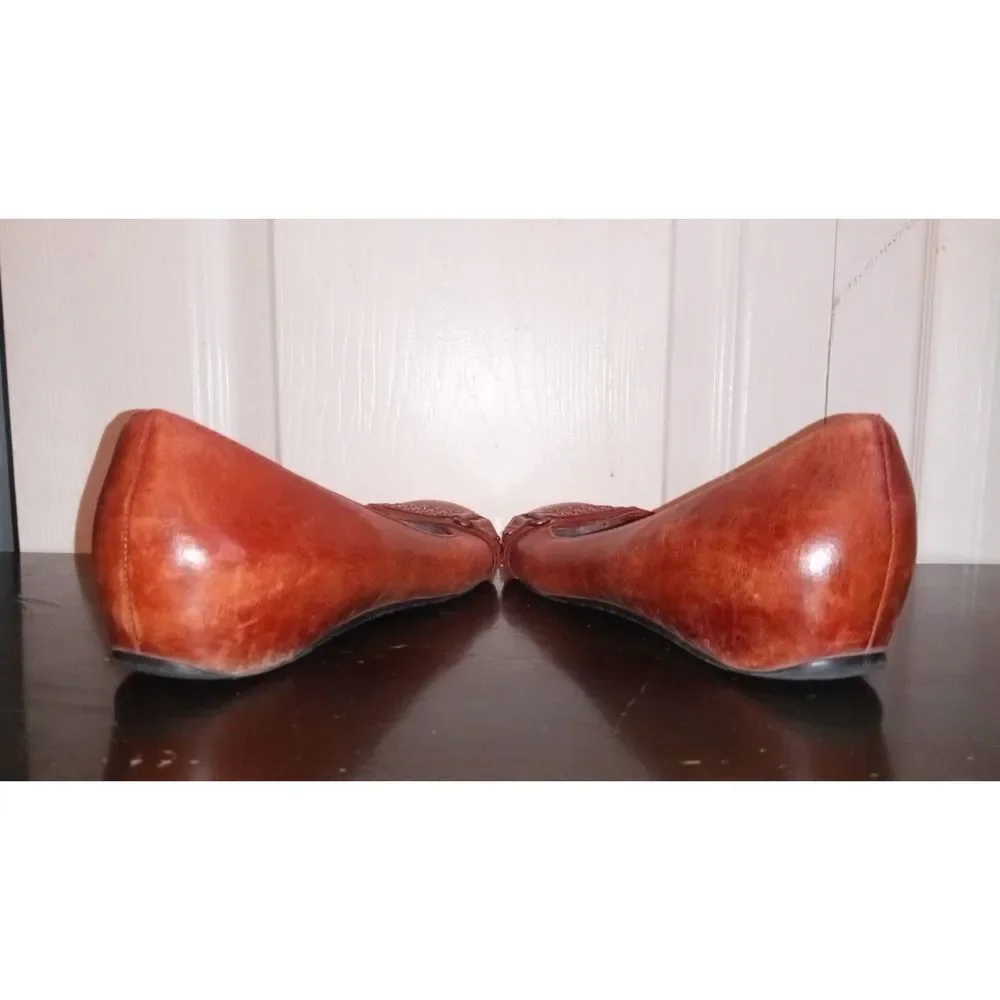 Nurture Women's‎ Leather metal dot studded tip closed toe flats